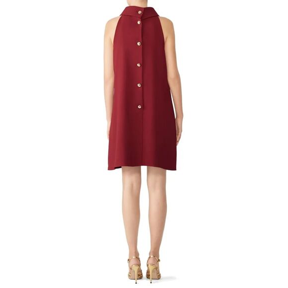 Sail to Sable Burgundy Button Dress - size 8 - Picture 2 of 7